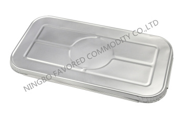 Aluminium foil container lid 5LB loaf pan lid