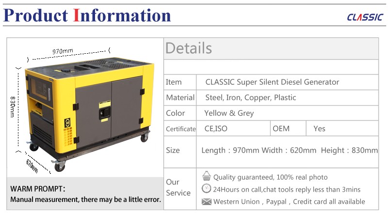 BISON China Zhejiang 12KVA 12V DC Diesel Generator Battery Charger with Cheap Price