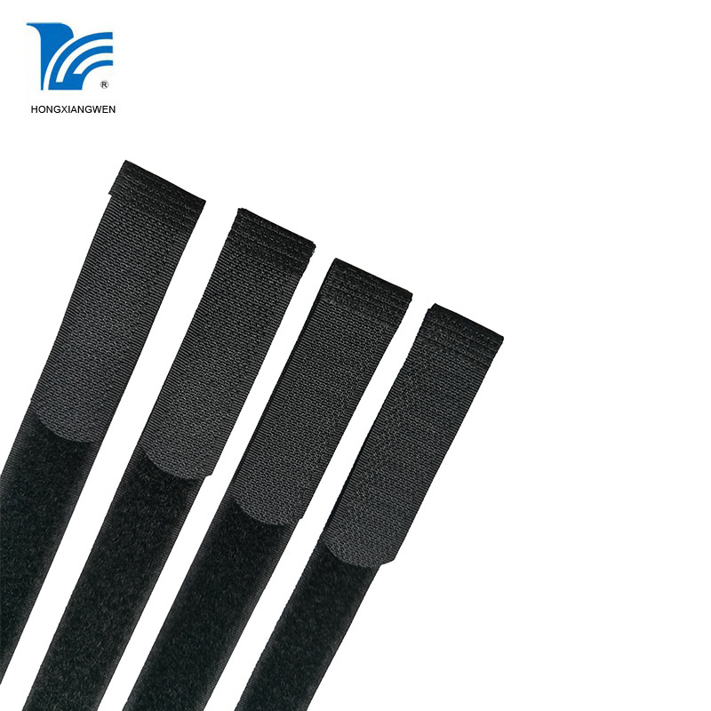 နိုင်လွန်ပြန်သုံးနိုင်သော Printed Hook Loop Cable Tie