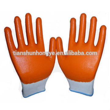 Bleach whited dots cotton gloves