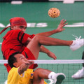 Professionellt Sepaktakraw PVC sportgolv