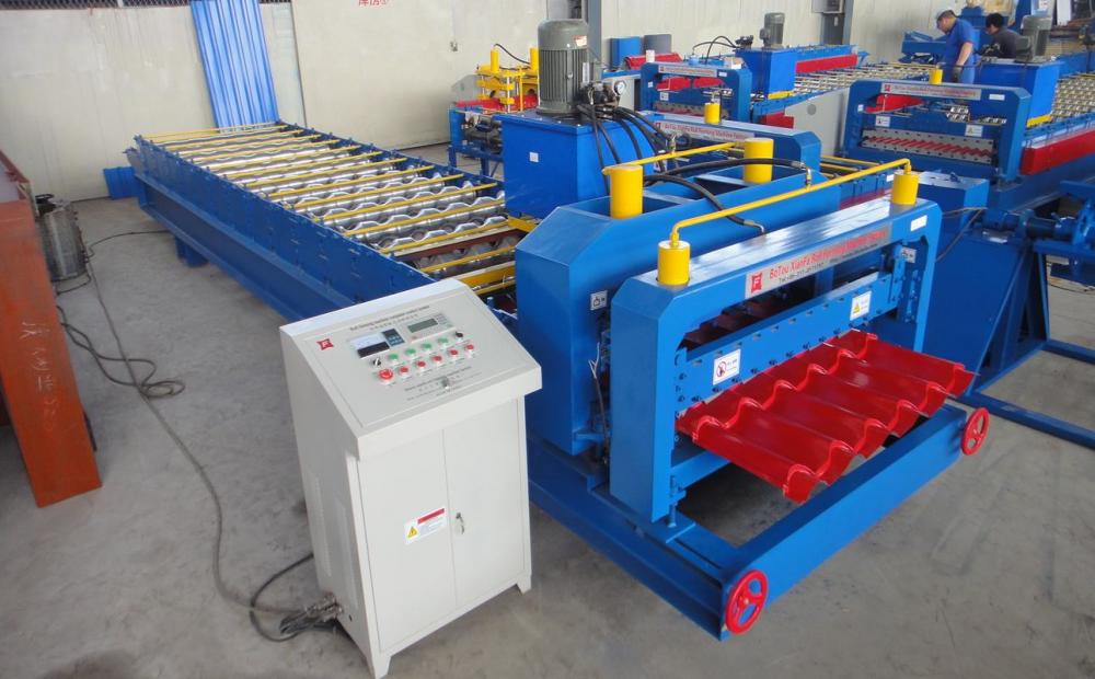 Automatic Steel Roof Glazed Tile Forming Machine