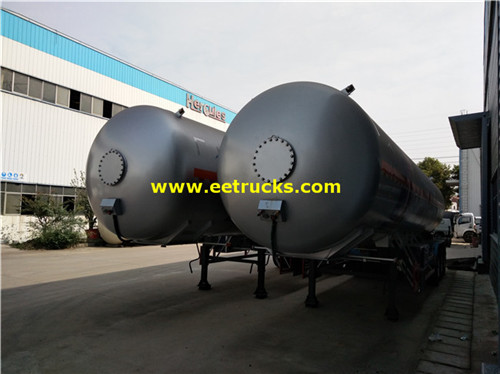 58.5cbm 30mt LPG Trailer Trailer Tank Trailer