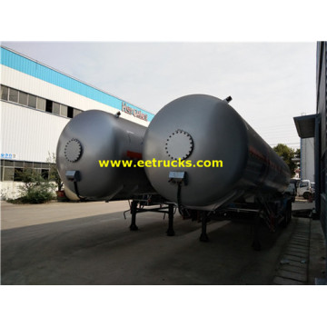 58,5 cbm 30MT LPG Transport Tank Trailers