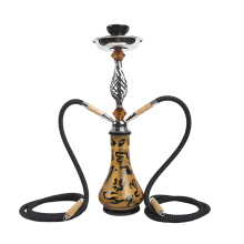 wholesale New design Hand Painted Glass Hookah quality assurance medium size shisha