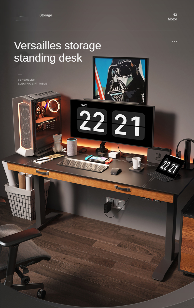 Home Adjustable Sit Stand Automatic Desk