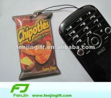 custom printed logo pvc mobile phone screen cleaner