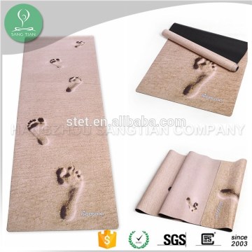 Fancy yoga sublimation print mat custom logo manufacturer