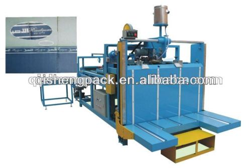 Semi auto carton box gluer machinery equipment line