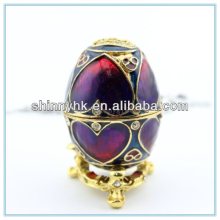 Metal Egg decoration box felt easter gift