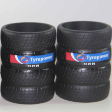 Tyre Shaped Durable PU Rubber Can Coolers