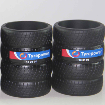 Tyre Shaped Durable PU Rubber Can Coolers