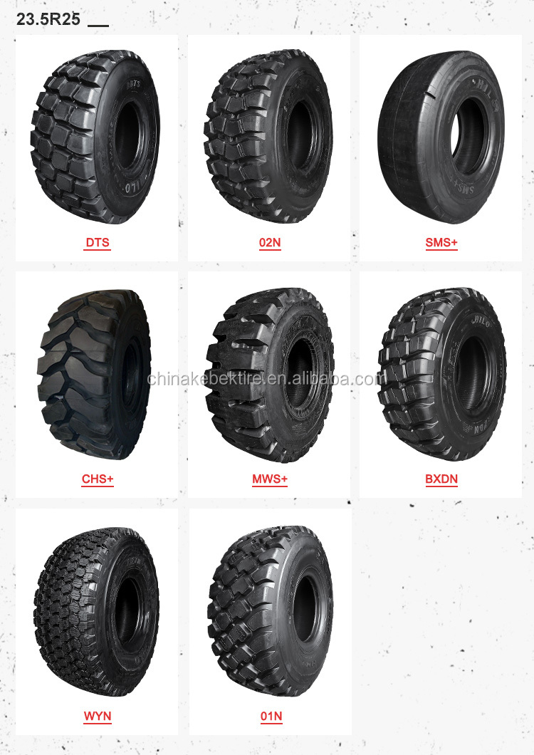 long working life 23.5R25 dump truck radial otr tyre for mining site