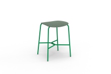 Iron Modern Eco-Friendly Bar Stools Lightweight Bistro Furniture