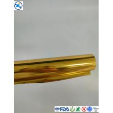 Golden pvc pet table cloth film