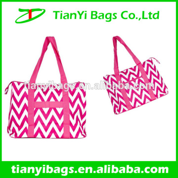 chevron print totes bag