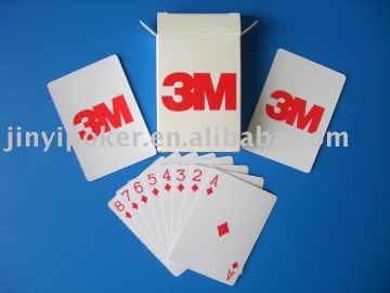 laminated playing card
