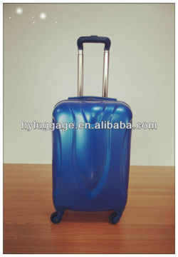 ABS + PC film luggage 360 degree rotational wheels/quality luggages