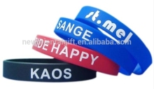 custom imprint silicone wristbands