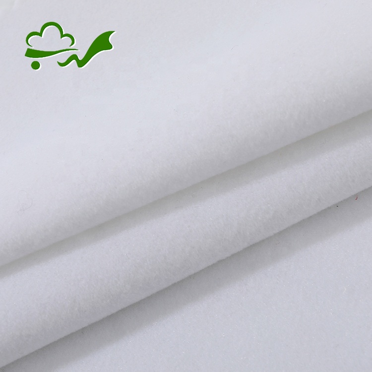 White Lining Velvet Fabric for Box