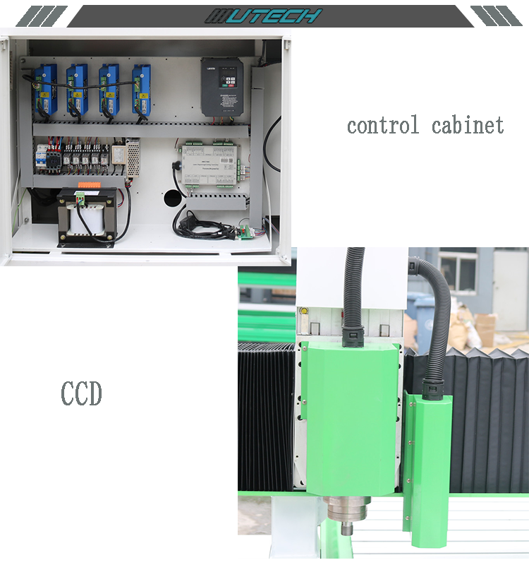 cnc router machine for aluminum with CCD