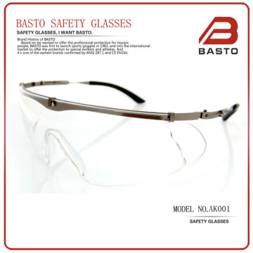 Metal frame safety glasses bifocal