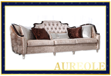 AK-3004 China Wholesale Custom Sofa Set Wrought Iron Sofa Bed