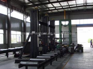 I beam assembly machine