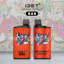 Iget Bar 3500 Puffs Strawberry Himberry Nic Vapes