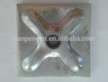 concrete formwork cast iron fasten plate washer/square plate washer