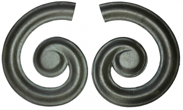 Ornamental forged iron parts