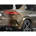 Satin Mellic brown Gold Car Wrap Vinyl