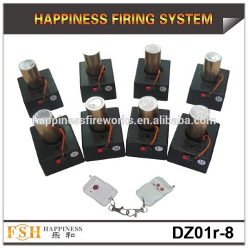 rechargeable 8 cues fountains fireworks firing system, special effect for cold fireworks firing system