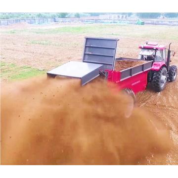 Side throw pasture fertilizer spreading machine