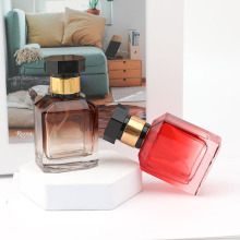 Square Shape Glass Empty Perfume Atomizer Spray Bottle