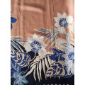 Border Flower Rayon Challis 30S Light Printing Fabric