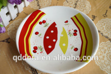 colorful ceramic dessert plate/customized pasta plate for restaurants