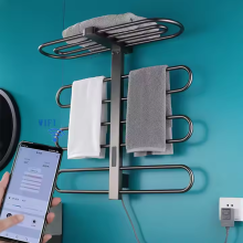 Smart Electric Heated Towel Rail for Bathroom - Warm Bath Dryer Radiator