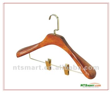 wooden hotel cloth hanger,towel hanger