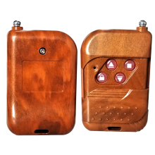 Peach Wood Four Key Remote Control