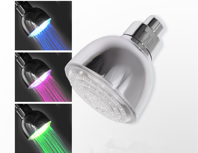 Hotsale bathroom led shower head with chrome