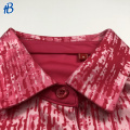 Wholesale personalizado vermelho variegated polo camiseta