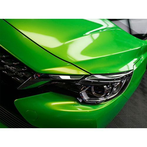 Fantasi Metallic Apple Green Car Vinyl bungkus