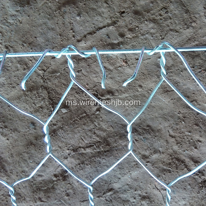 Keranjang Gabion Galvanized Mex Hot Dipped Galvanized