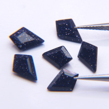 Galaxy Blue Sandstone Gemstone For Jewelry Making