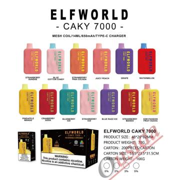 Original Elf World Caky7000 verfügbares Vape