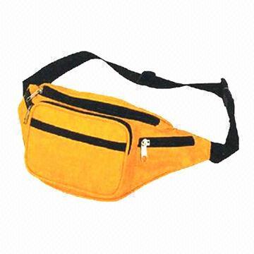 PVC Waist Belt Bag, One Main Compartment with One Front Zip Pocket, Adjustable