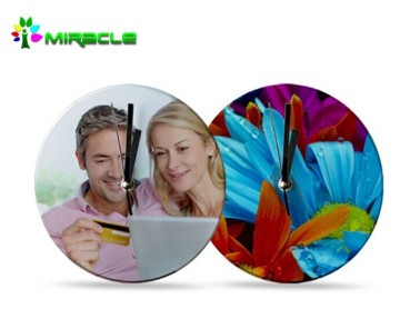 Sublimation Tempered Glass Clock