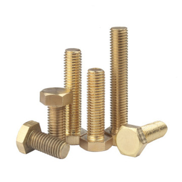 DIN933 brass hex head bolt
