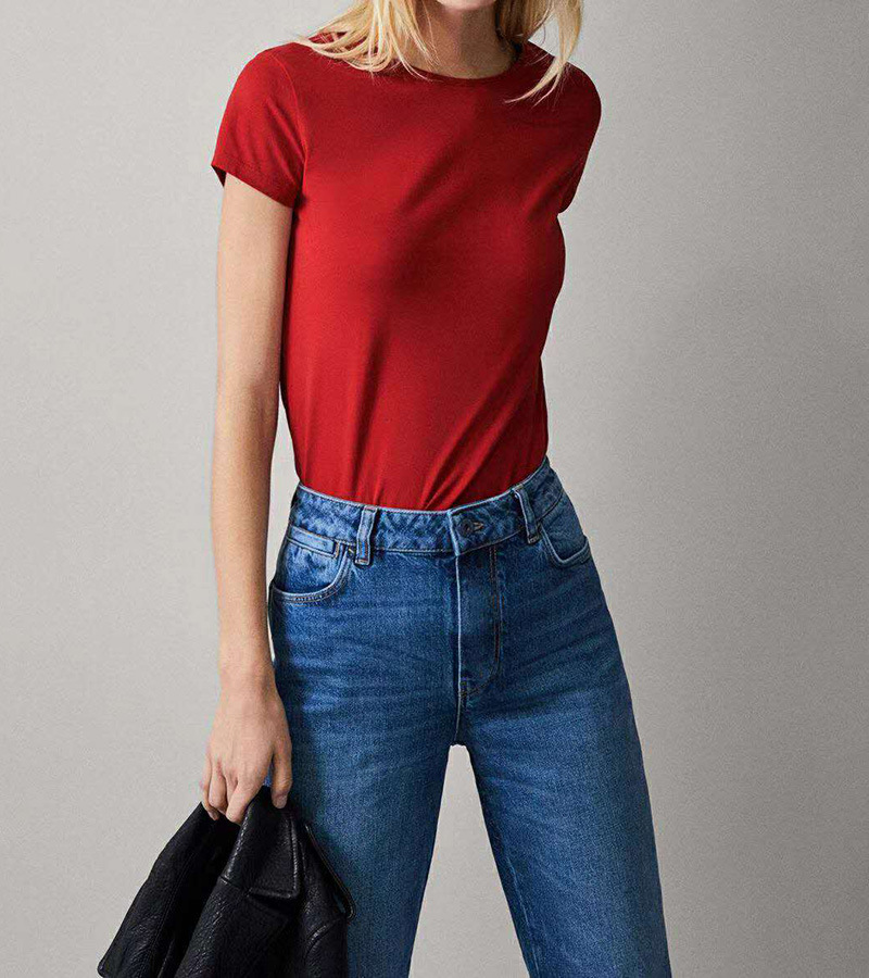 Wholesale High Quality women T-Shirt  100% cotton many colors   Custom Plain t-shirt Logo Printed Black t shirtsHot ready stock